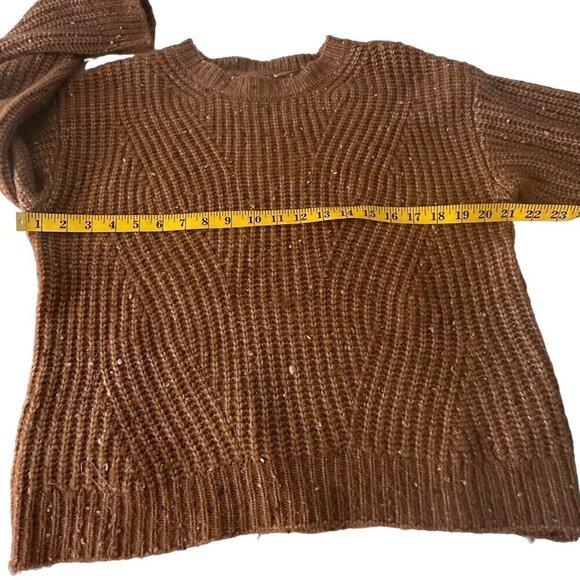 Copper Key Rust Chunky Crew Neck Soft Sweater (XL) - Picture 10 of 13